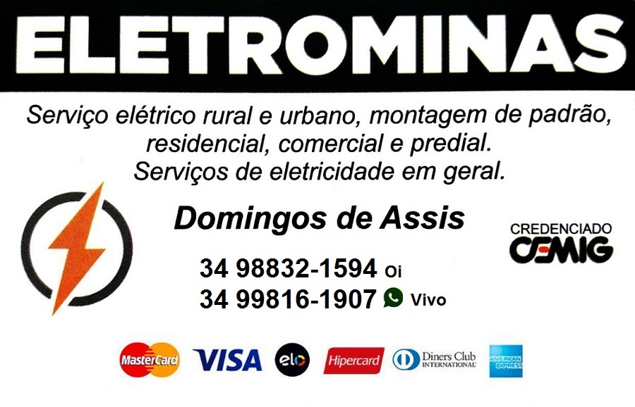ELETROMINAS ELÉTRICA - ELETRICISTA EM PATROCÍNIO