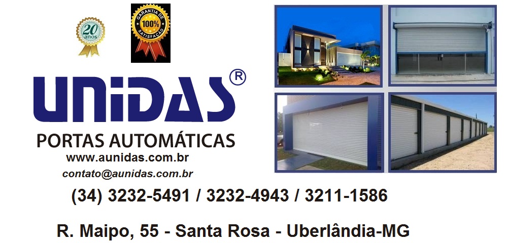 A UNIDAS PORTAS AUTOMÁTICAS EM ARAXÁ