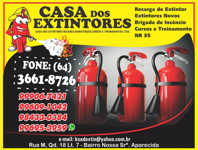 EXTINTORES EM MINEIROS