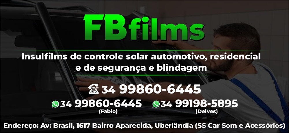 FB FILMS - APLICAÇÃO DE INSUFILM EM UBERLÂNDIA