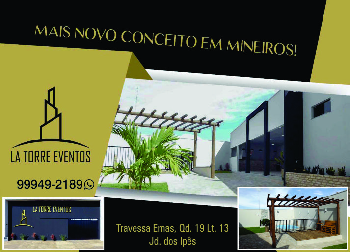 LA TORRE EVENTOS SALÃO DE FESTAS EM MINEIROS