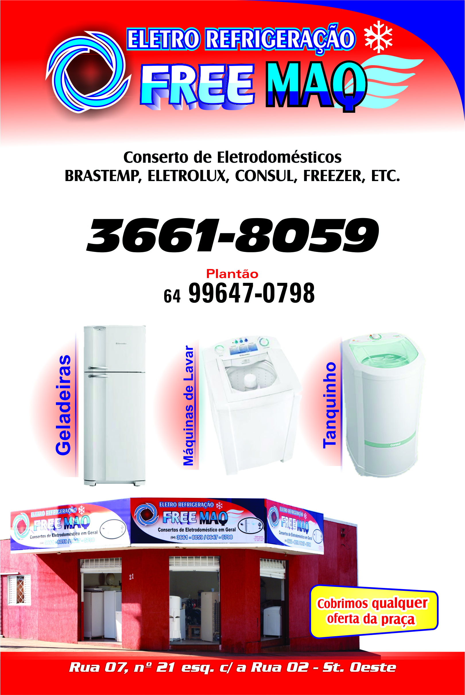 ELETRO REFRIGERAÇÃO EM MINEIROS