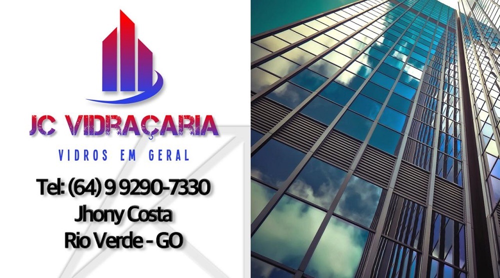 JC VIDRAÇARIA EM RIO VERDE 