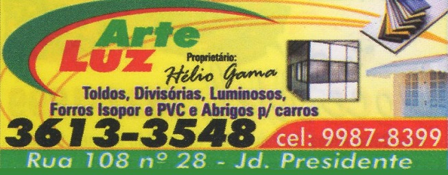 ARTE LUZ TOLDOS E DIVISÓRIAS EM RIO VERDE