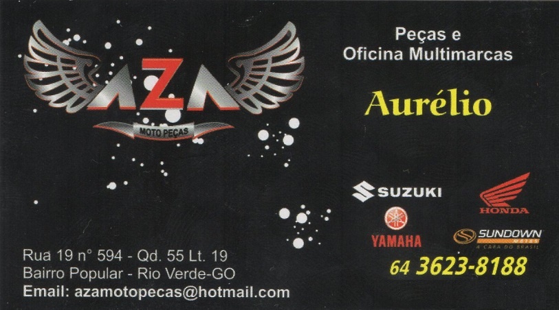 AZA MOTO PEÇAS EM RIO VERDE