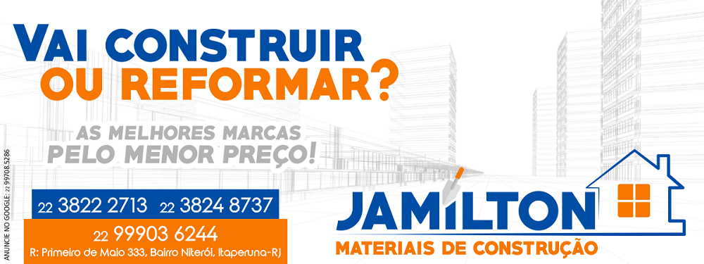 JAMILTON MATERIAIS DE CONSTRUÇÃO EM ITAPERUNA