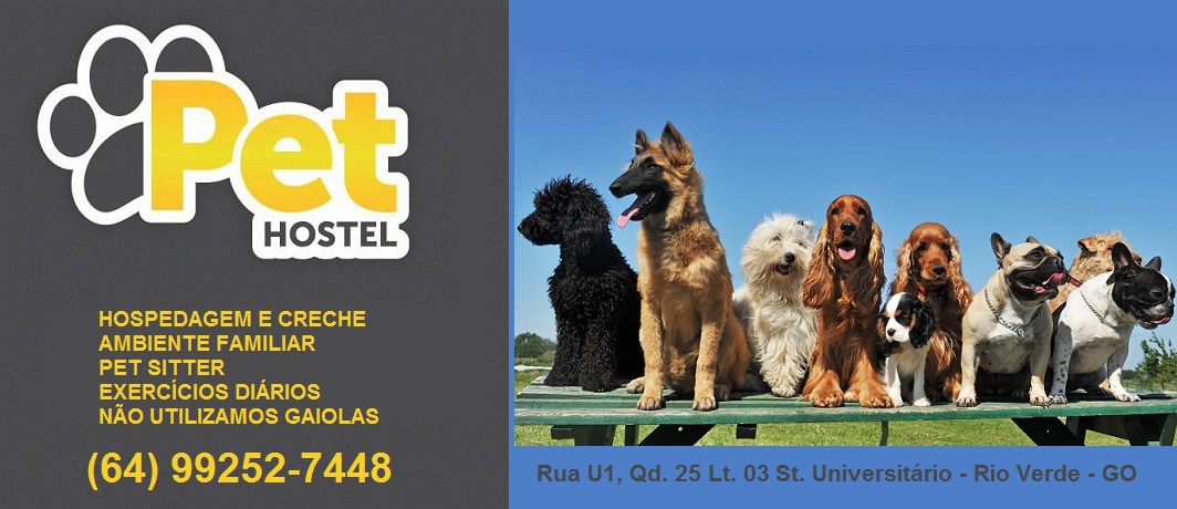 PET HOSTEL E PET SITTER EM RIO VERDE