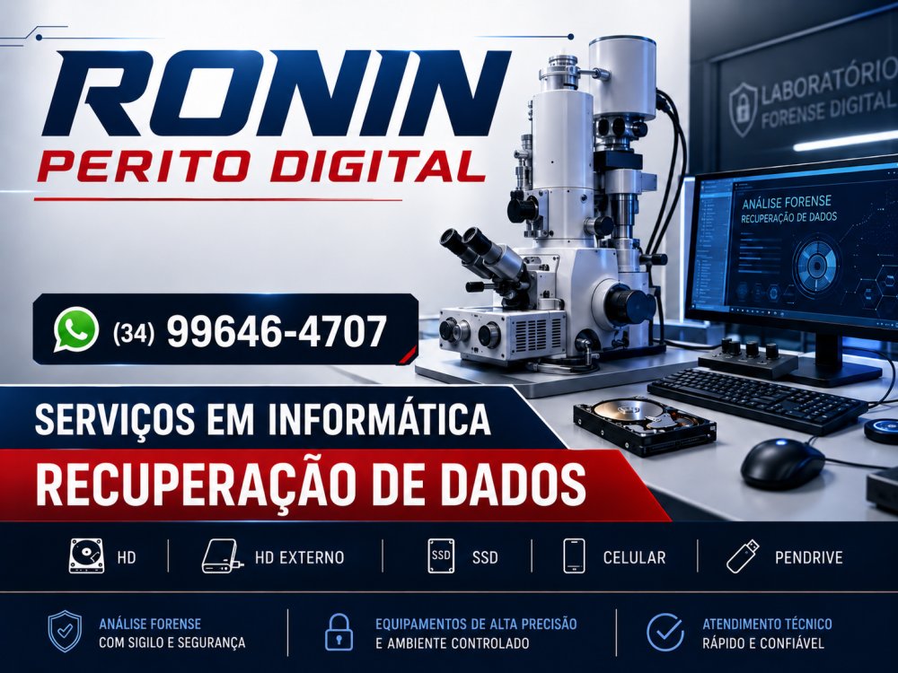 Ronin Perito - Recuperação de Dados em Uberlândia