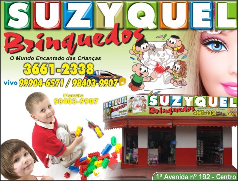 SUZYQUEL BRINQUEDOS EM MINEIROS
