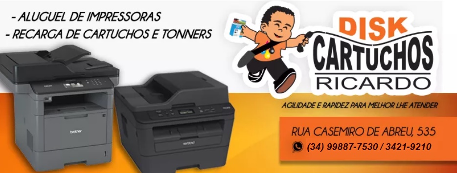DISK CARTUCHOS E ALUGUEL DE IMPRESSORAS RICARDO EM FRUTAL
