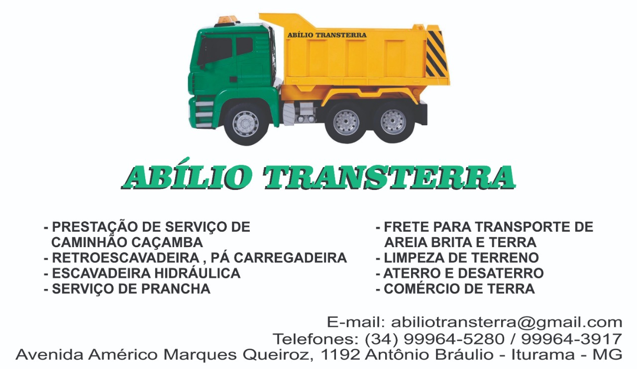 ABÍLIO TRANSTERRA EM ITURAMA