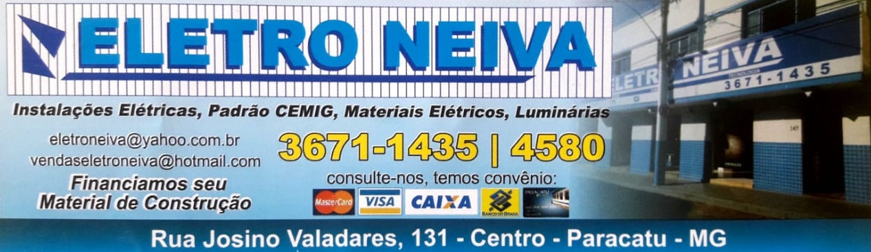 ELETRO NEIVA - MATERIAIS ELÉTRICOS EM PARACATU