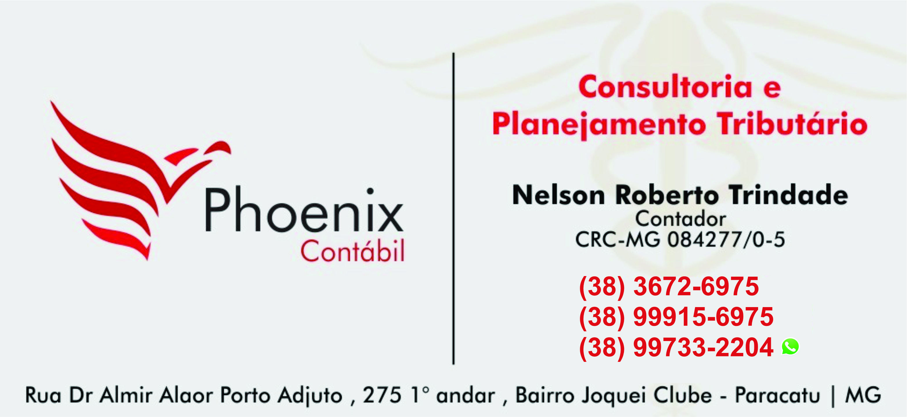 PHOENIX CONTÁBIL - CONTABILIDADE EM PARACATU