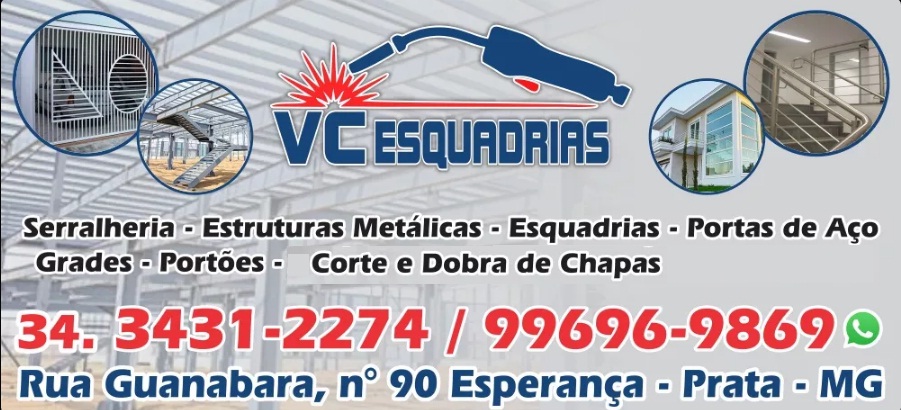 VC ESQUADRIAS E SERRALHERIA NO PRATA 