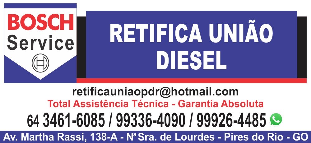 RETÍFICA UNIÃO DIESEL EM PIRES DO RIO 