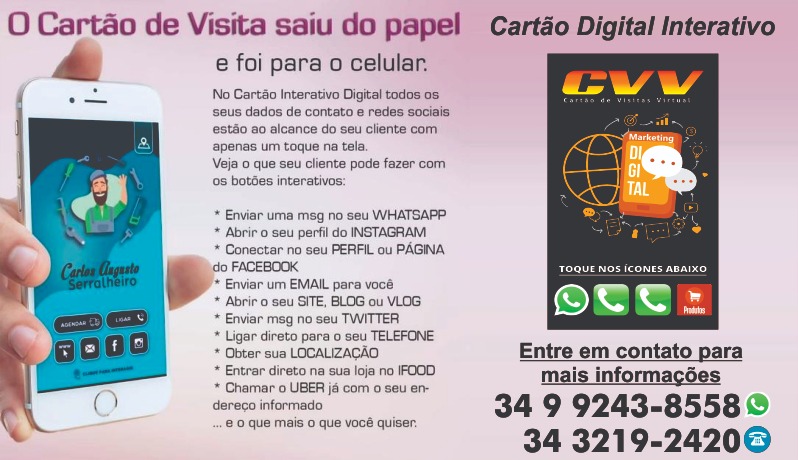 CARTÃO DIGITAL INTERATIVO