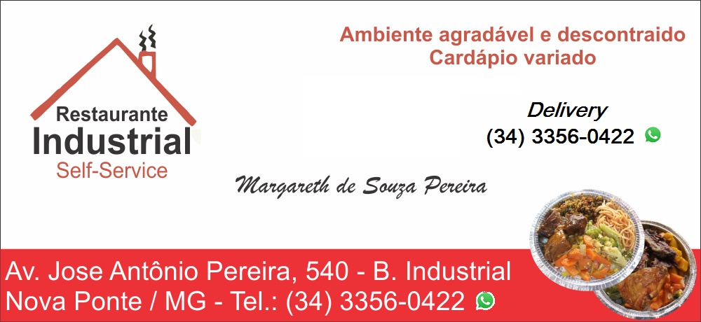 Restaurante Industrial - Marmitex em Nova Ponte