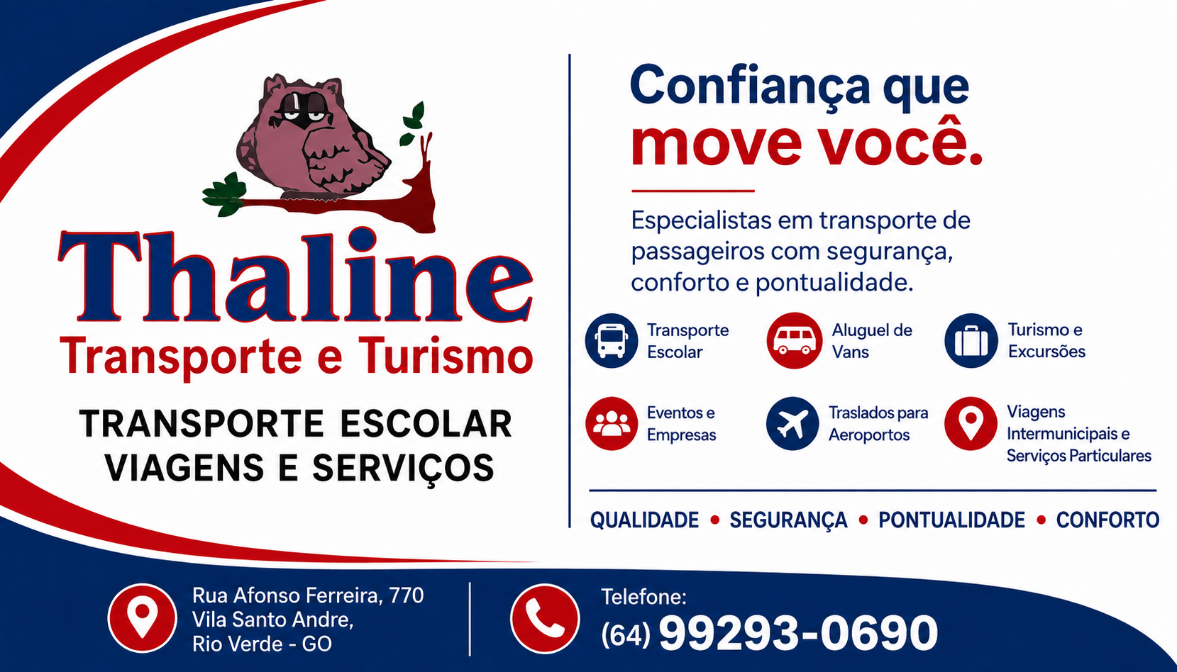 Thaline Transportes e Turismo - Aluguel de Vans em Rio Verde