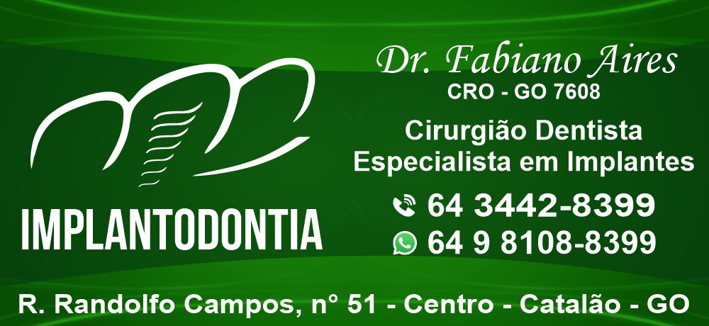 Dr. Fabiano Aires - Cirurgião Dentista e Implantes em Catalão