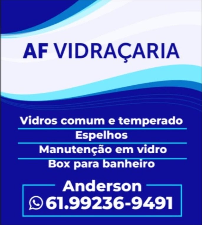 AF Vidraçaria Cidade Ocidental