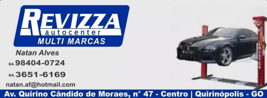 REVIZZA AUTO CENTER - PEÇAS E SERVIÇOS EM QUIRINÓPOLIS