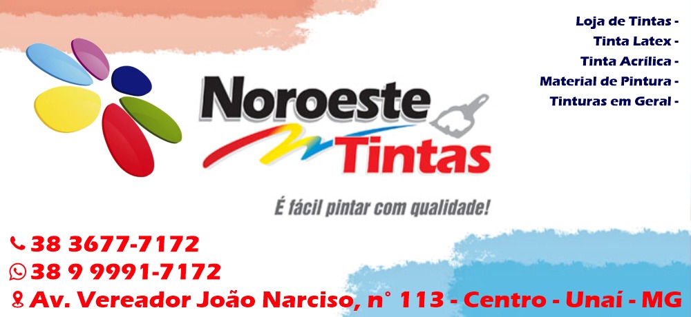 NOROESTE TINTAS - LOJA DE TINTAS EM UNAÍ