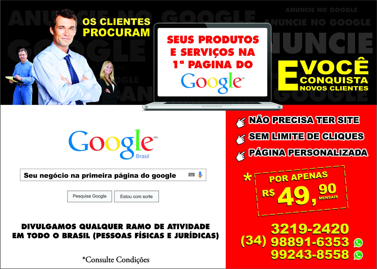 MARINHO PROPAGANDA NO GOOGLE