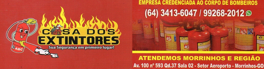 CASA DOS EXTINTORES EM MORRINHOS