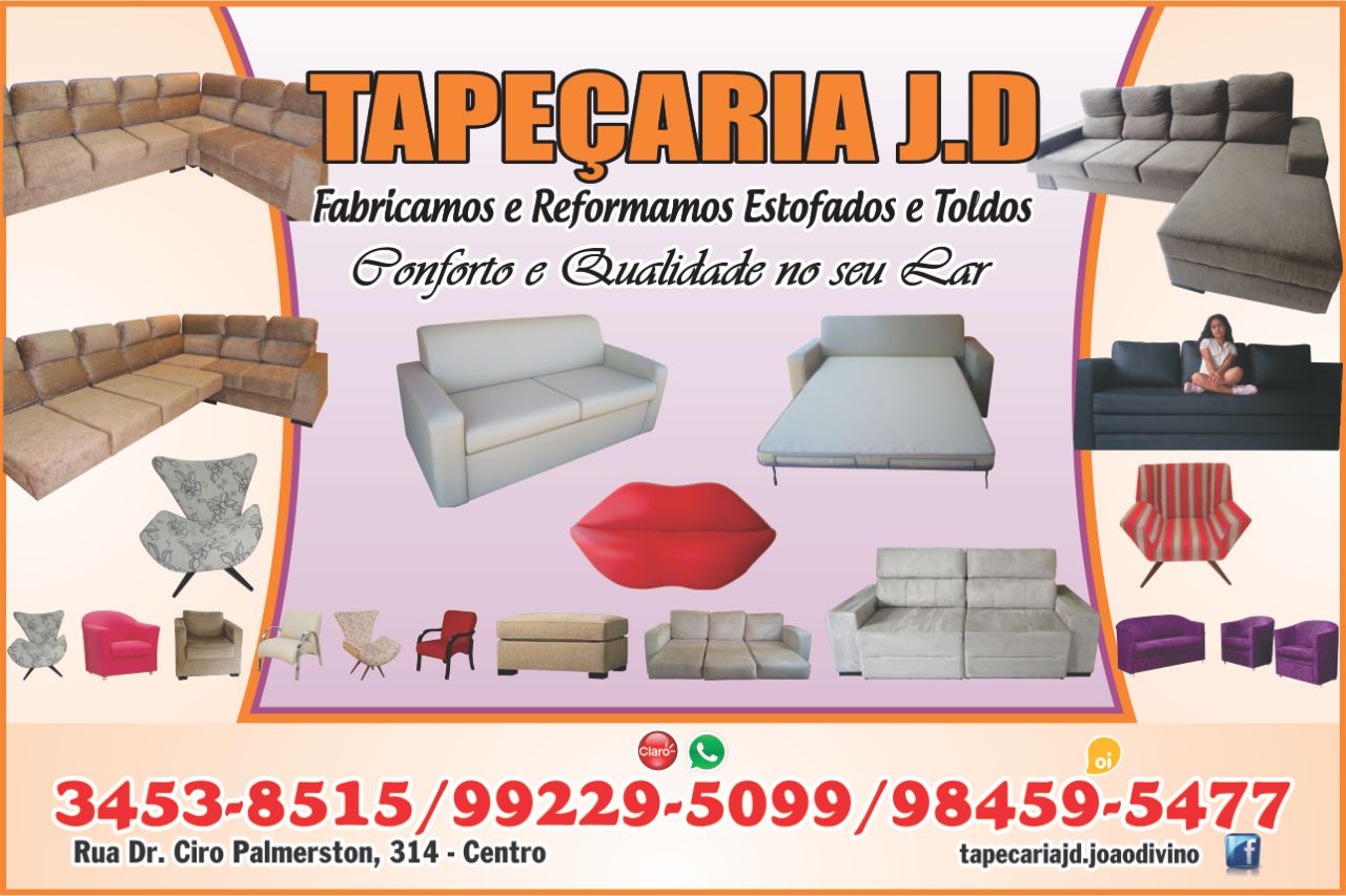 TAPEÇARIA JD - FABRICAÇÃO E REFORMA DE ESTOFADOS EM CALDAS NOVAS