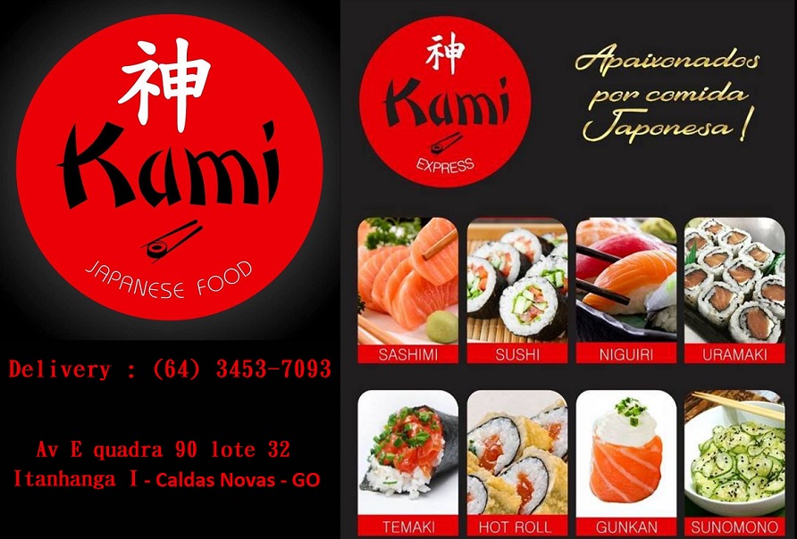KAMI RESTAURANTE JAPONÊS EM CALDAS NOVAS 
