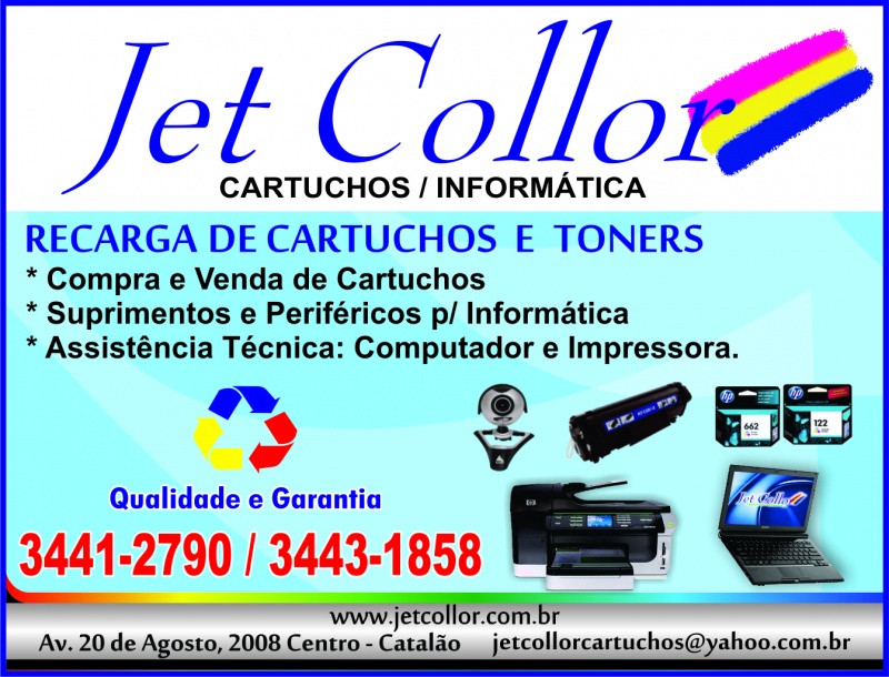 JET COLLOR RECARGA DE CARTUCHOS