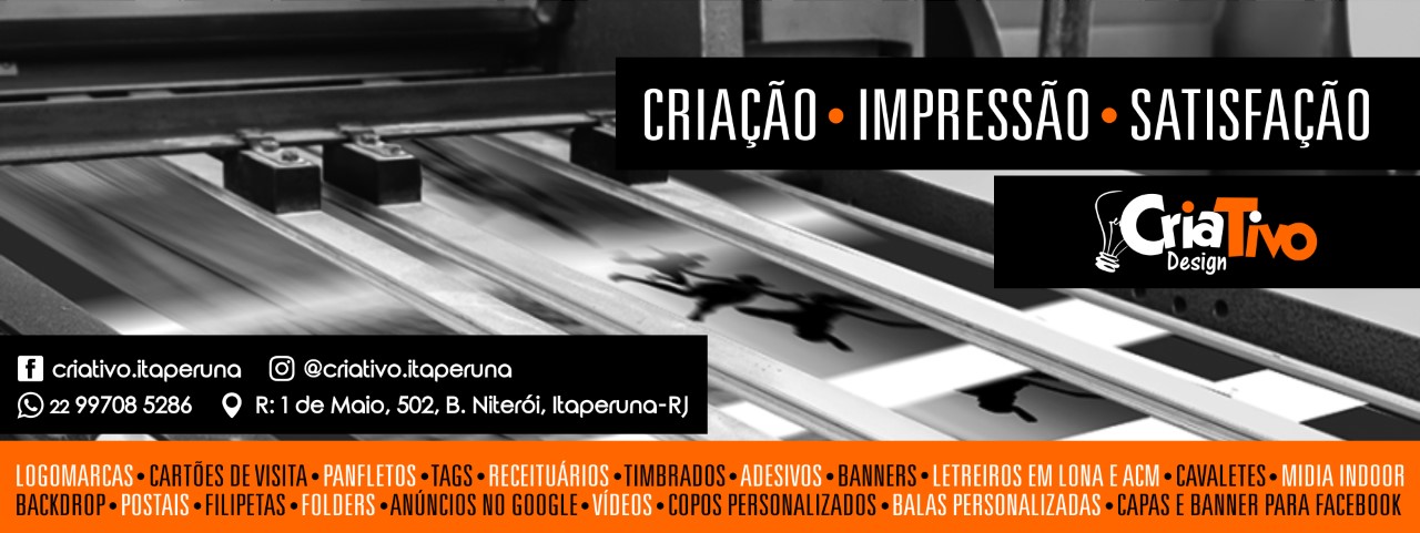 CRIATIVO DESIGN - GRÁFICA EM ITAPERUNA