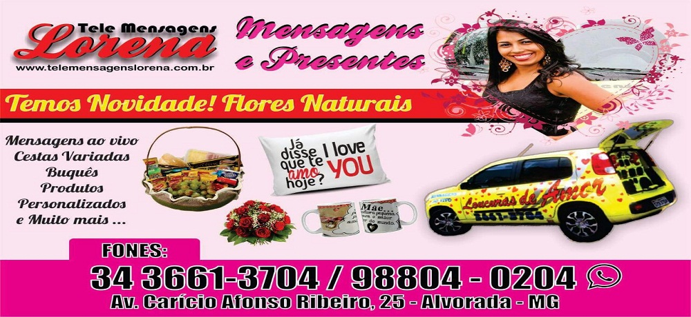 LORENA TELEMENSAGENS EM ARAXÁ