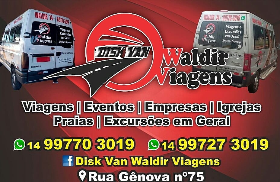 WALDIR VIAGENS - LOCAÇÃO DE VANS EM TUPÃ