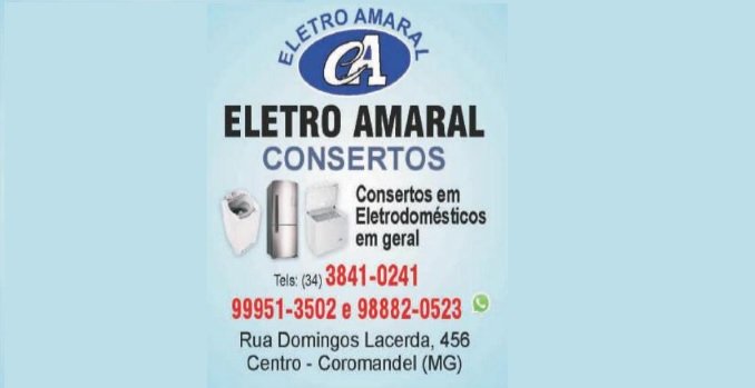 ELETROAMARAL CONSERTO DE ELETRODOMÉSTICOS EM COROMANDEL
