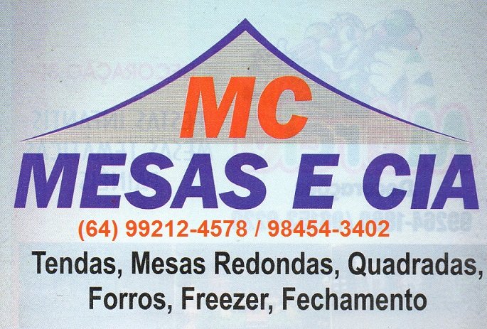  ALUGUEL DE MESAS E TENDAS EM PONTALINA
